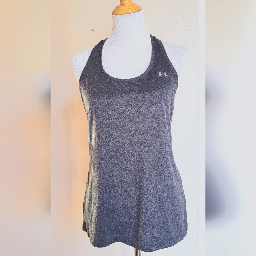 Womens Under Armour Heat Gear Racer Tank - Size M